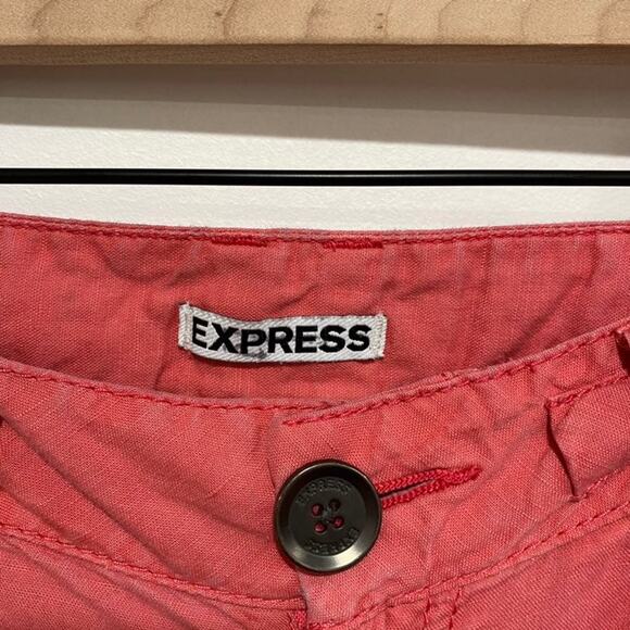 Express Pink Cotton Shorts Size 4 - Picture 3 of 6